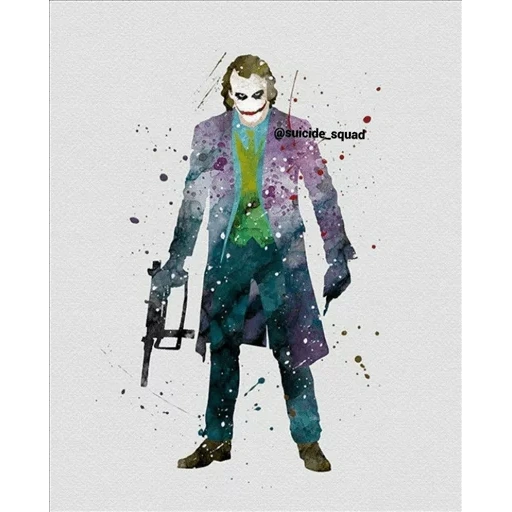 леджер джокер, джокер бэтмена, хит леджер джокер, фигурка joker джокер neca 18см, коллекционная фигурка джокера хит леджер