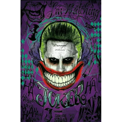 jokers, esquadrão suicida, caso do sorriso do joker, esquadrão suicida do joker, joker honra 9 tcheco leve