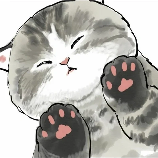 кот, кошка, кошки милые рисунки, милые котики рисунки, рисунки милых котиков