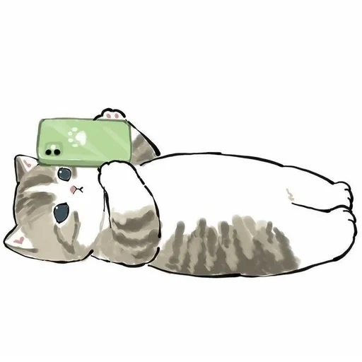 arte felino, gato ilustrado, las focas de mov generalmente, patrón lindo de gato, hermosa imagen de sello