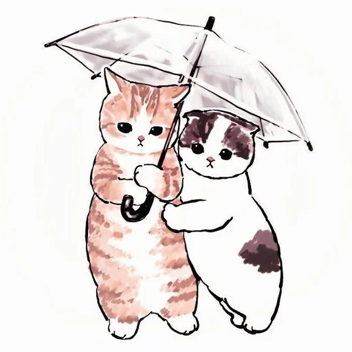 mofu sand cat, gatinhos fofos, gatos desenhos fofos, desenhos fofos de gado, animais são desenhos fofos