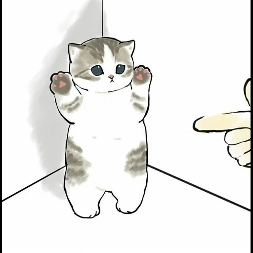 ilustração de um gato, desenhos de gato fofos, ilustração de gatinhos, desenhos fofos de gado, desenhos de gatos fofos
