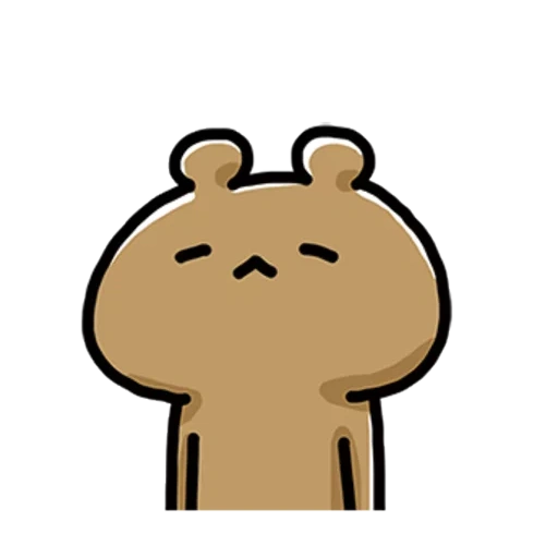 line, a toy, the drawings are cute, bear cocoa is a lot