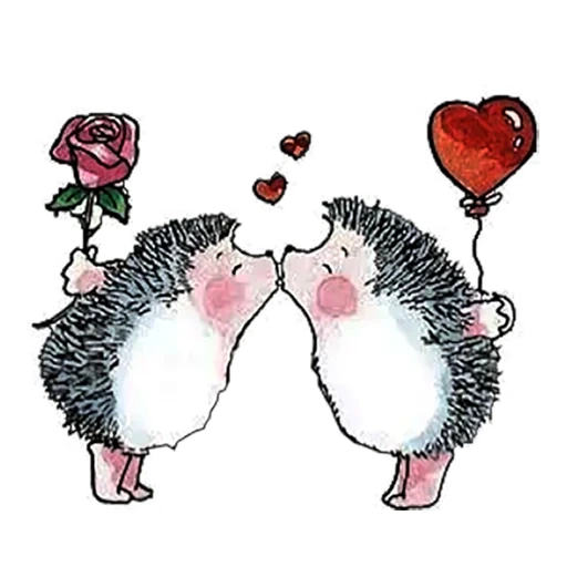 amante, amor do ouriço, hedgehog no amor, hedgehog em amor, padrão de ouriço no amor