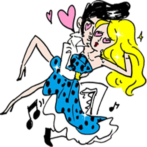 human, marinette chloe, kiss caricature, caricature the guy is a girl, cassandra kalin cassandra calin
