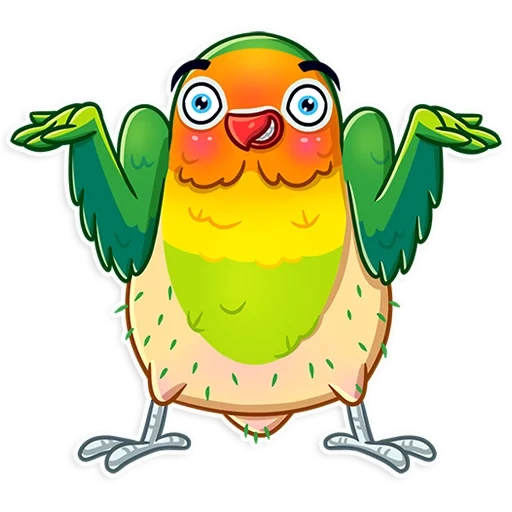 burung, burung kecil, burung kecil menangis, stiker burung beo, burung jatuh cinta