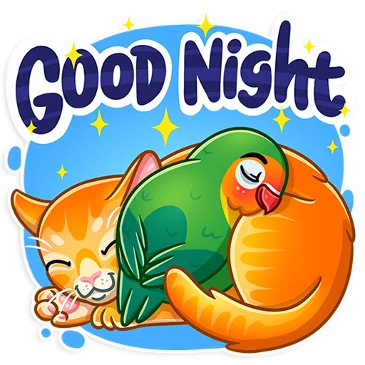 gli uccelli, good night, good night hug, emoticon buonanotte, buona notte