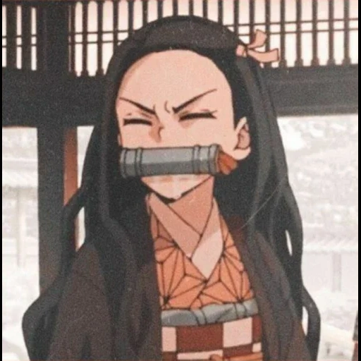 nezuko, незуко, рисунок, незуко камадо, незуко эстетика