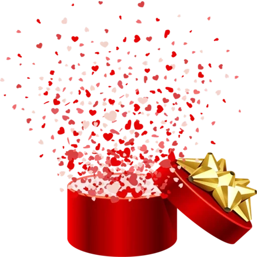 фон сюрприз, коробка сюрприз, подарок сюрприз, подарок конфетти, красная подарочная коробка