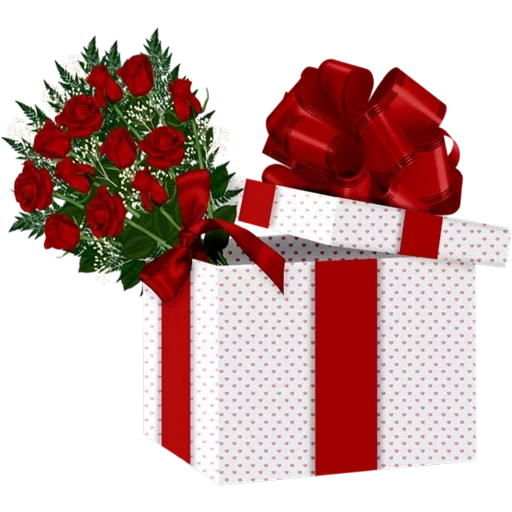подарок, клипарт, подарок лента, подарочные коробки, подарки цветы прозрачном фоне