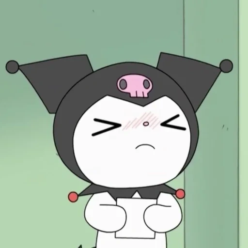 anime, kuromi, kuromi is angry, anime cute, hello reference