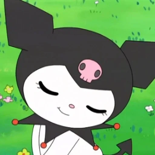 kuromi, arroz negro, black mei fei, gatito de arroz negro, melody hello kitty