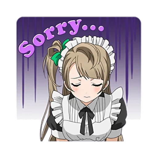 love live school idol project, kotori minami горничная, аниме kotori minami, love live school idol, minami kotori