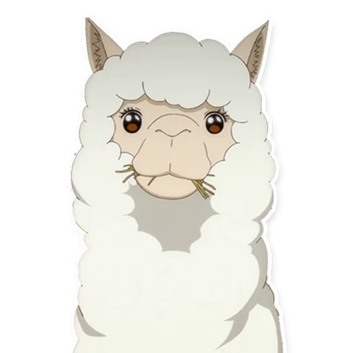 alpaca, animação alpaca, animação de alpaca lama, gene de anime alpaca, animação do sr alpaca