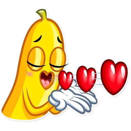 banane, bananen, watsap banane, banane verliebt, charmante banane