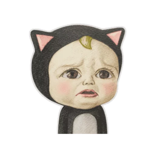 a toy, character, cat emoji, mashka kilvashka, woman cat emoji
