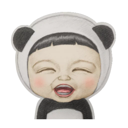 bebê, um brinquedo, sadayuki, mulher gato emoji