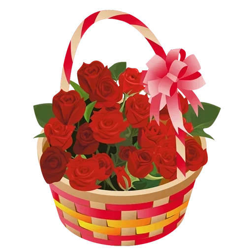 цветы корзинка, корзина цветами, корзинка цветами, красные розы корзине, корзина цветами детей