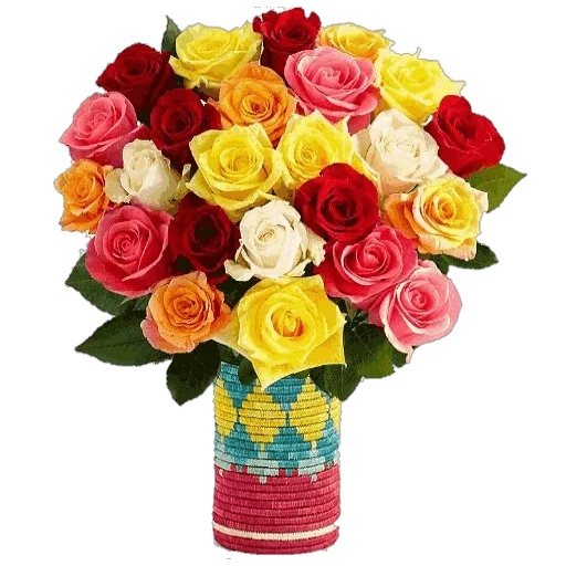 букет цветов, розы красивые букеты, букет разноцветных роз, разноцветные розы вазе, разноцветные розы букет