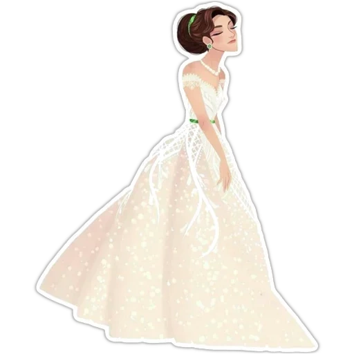 свадебное платье, свадебные платья невесты, невеста боком мультяшная, свадебное платье прозрачном фоне, свадебное платье невесты вырезки мульта