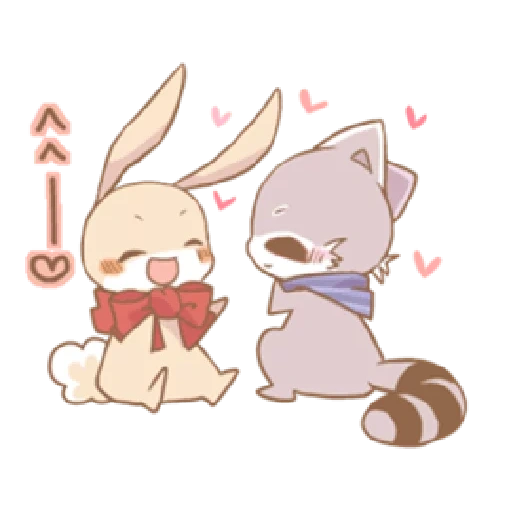lovely little rabbit, pokemon is cute, lovely red cliff figure painting, ogawa well rabbit, lovely rabbit pattern