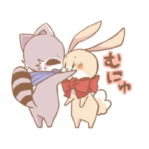 anime, tiny bunny, dessin de kawai, un joli motif, personnages d'anime