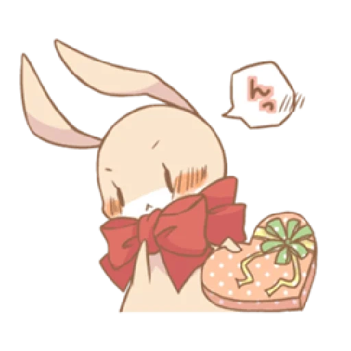 rabbit, eevee's avatar, lovely little rabbit, radish rabbit, ogawa well rabbit