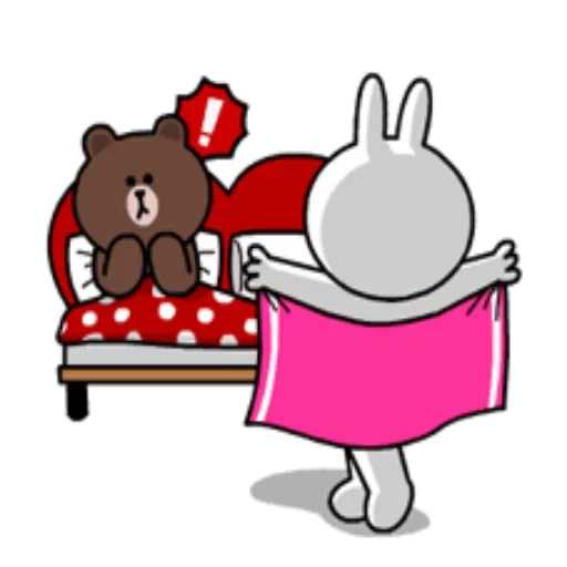 cony brown, brown lines, kony brown, love of bear and rabbit