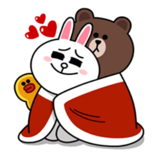 brown lines, brown cony, line friends, line cony and brown