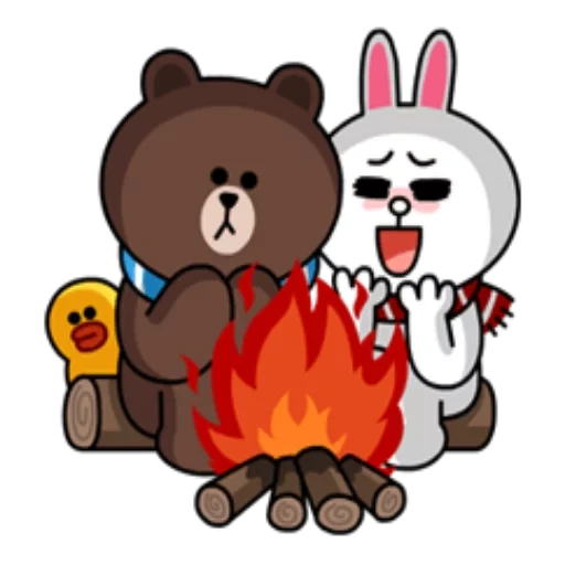 line браун, brown cony, line friends, line cony and brown