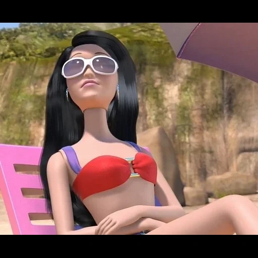 barbie, le donne, barbie beach animation series, barbie vita dream house raquel, barbie dream house capitan