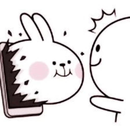 мими, скриншот, милые каракули, spoiled rabbit, испорченный кролик