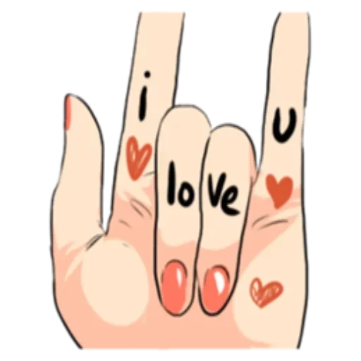 tangan, jari, rock and roll love, jari tengah, i love your fingers