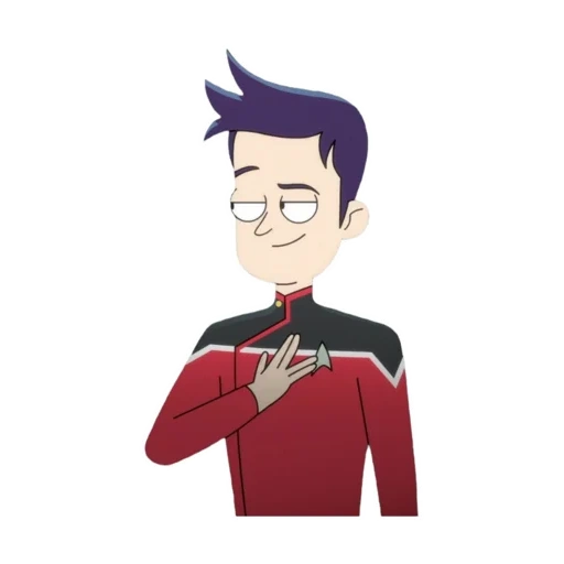 people, boys, evan vanos, animation series, star trek lower decks