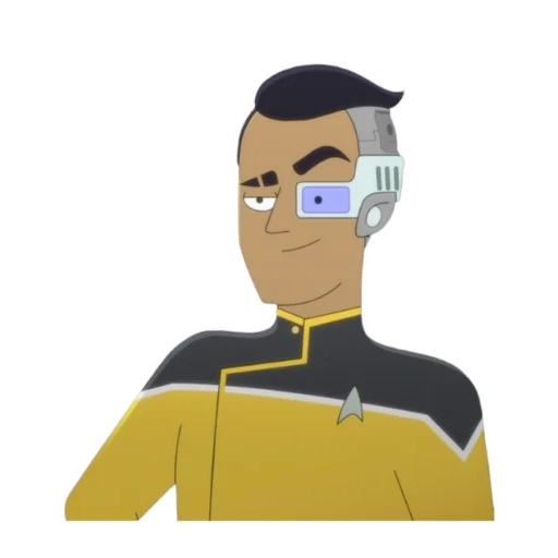 young man, interstellar route, eugene cordero, star trek lower decks, star trek animation series 2020