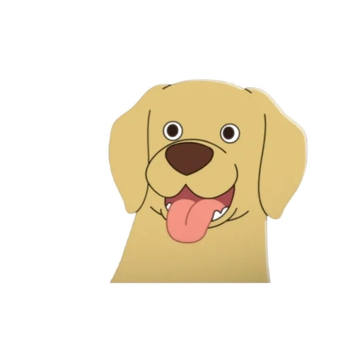 dog, chiens, hound, golden retriever, chien illustré
