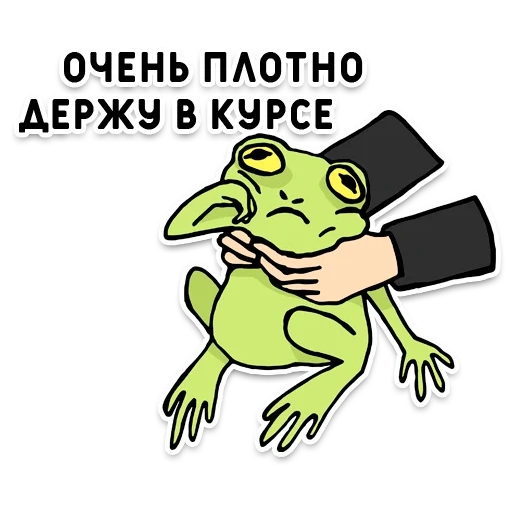la rana, tenendo in braccio un rospo, tieni il rospo
