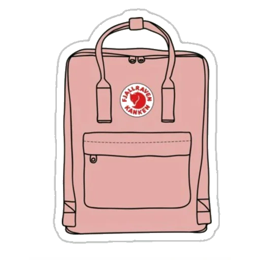 fjallraven kanken backpack, stiker estetika kanken, ransel kanken, mewarnai ryukzak kanken, kanken ransel dengan pensil