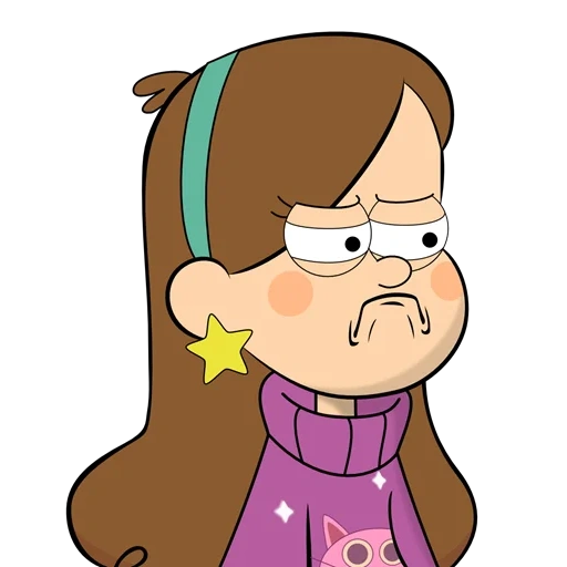 mabel pines, pegatinas gravity folz mabel, mabel, mabel de gravity folz para sketch, mabel gravity folz anfas