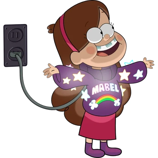 mabel pines, gravity folz maybel, mabel dari gravity, mabel dari gravity falls, gravity falls