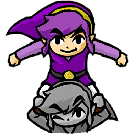 die legende von zelda triforce helden aufkleber, shantae und bologi, shantae rottitops, die legenda tri force heroes, chibi ninja