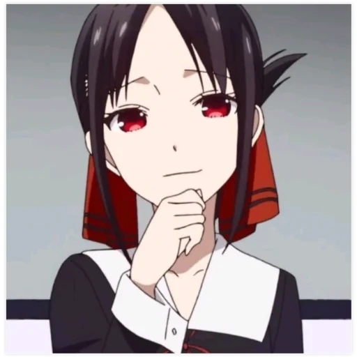 synomie de kaguya, pneu kaguya, filles anime, kaguya sama amour, captures d'écran des pneus kaguya