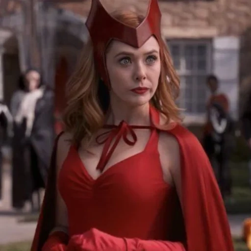 penyihir scarlet, visi wanda, marvel alai witch, elizabeth olsen scarlet witch