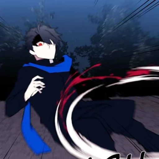 seni anime, anime guys, anime itu gelap, karakter anime, hatsu tower of god