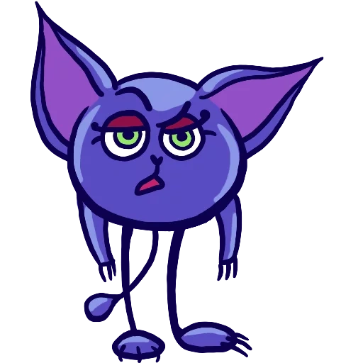 кошка, фиолетовые, фиолетовые паки, вымышленный персонаж, фиолетовая летучая мышь