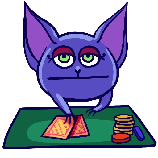 кот, кошка, фиолетовые, фиолетовые паки, кот персонаж фиолетовый