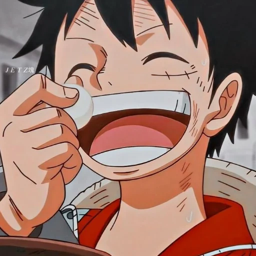 luffy, манки д луффи, луффи улыбается, one piece luffy, аниме эмоции луффи