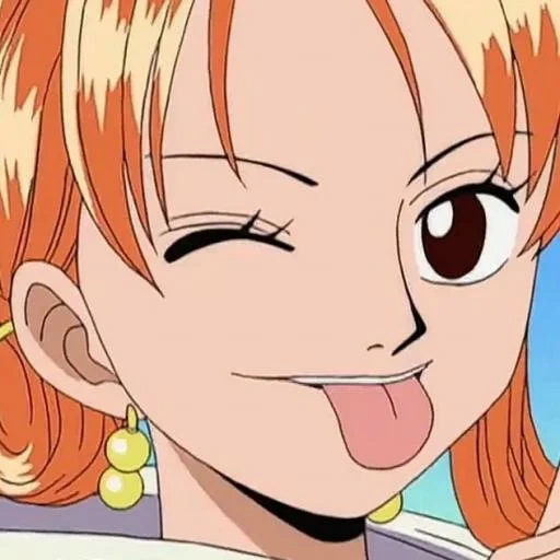 nami, us, one piece, anime characters, van pis shows us the language