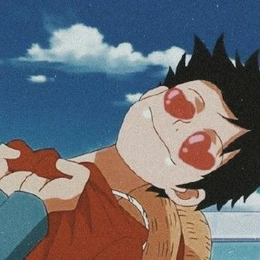 luffy, animation, van pease, luffy's aesthetics, luffy meat love