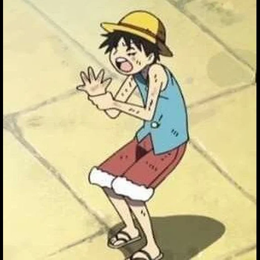 luffy, luffy color, anime lucu, manki de luffy, karakter anime